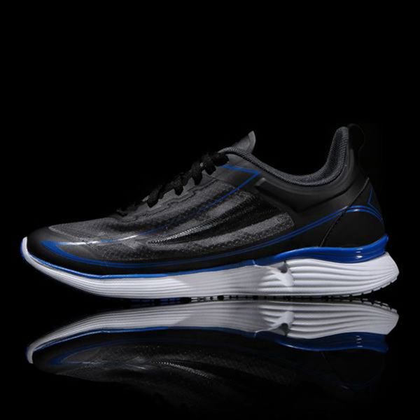 Fila Float Men's Running Shoes - Black/Blue,NZ 649-19452